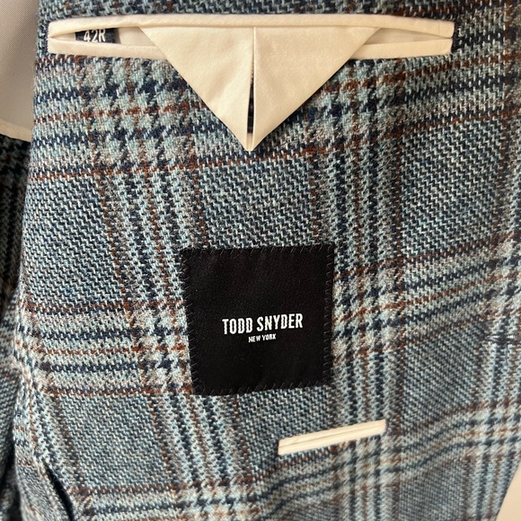 Todd Snyder - 42R Plaid Wool Blazer - NWOT - Picture 5 of 6